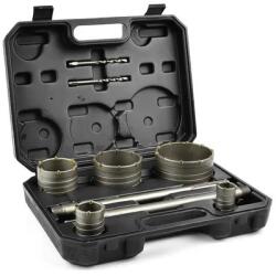 GEKO koronafúró dobozfúró készlet beton SDS-Plus/SDS-Max 9db G39981 (G39981)