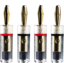 Pro-Ject Connect it Plug LS E 2x Red Ring / 2x Black Ring Hi-Fi конектор / адаптер (CONNECT IT PLUG LS E RR BR)