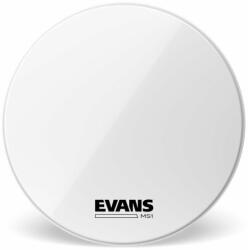 Evans BD24MS1W MS1 Marching Bass White 24" Feță pentru tobă de fanfară (BD24MS1W)