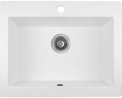 Laveo Komodo, 1 kamrás gránit mosogató 586x490x221 mm, fehér, LAV-SBK_610A (LAV-SBK_610A)