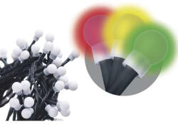 EMOS 80 LEDes fényfüzér IDÕZÍTÕVEL, színes KIS GÖMB MLC 8m ZY0911T (D5AM02) (D5AM02)