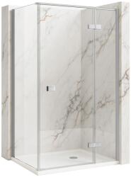 Rea Atlas, zuhanykabin 120 (ajtó) x 100 (fal), jobb oldali, 6 mm-es átlátszó üveg, króm profil, KPL-K4568 (KPL-K4568)