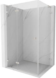 Mexen Lunar L, összecsukható zuhanykabin bal oldali 80 x 90 cm, 8 mm-es átlátszó üveg, acélprofil, 834L-080-090-97-00-L (834L-080-090-97-00-L)