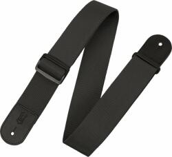 Levy's Single Tone Solid Colored Poly Black Curea de chitară (M8POLY-BLK)
