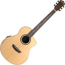 Washburn Bella Tono Suprema SC40SCE Natural Chitară electro-acustică Jumbo
