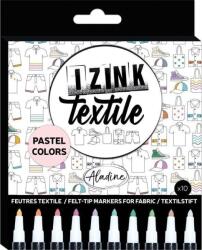 Aladine Izink Set markere textile Pastel Colours 10 Bucăți (85535)