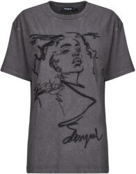 Desigual Tricouri mânecă scurtă Femei BUDAPEST Desigual Gri EU M