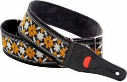 RightOnStraps Legend Casino Beige/Blanco/Negro, /Jacquard Curea de chitară (LEGEND-CASINO)