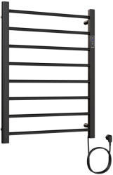  Elektromos design radiátor digitális termosztáttal NERO Italia Pico - 60 x 80 cm (fekete) - miniwebshop