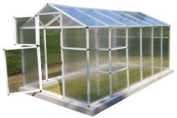  Polikarbonát üvegház 210x405x191cm (210x400)