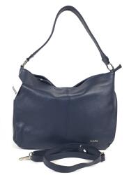 RIALTO sötétkék, fém zippes három részes íves divattáska RX434R-DO07 - taskaweb