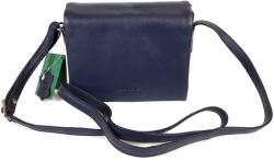 RIALTO sötétkék, sok részes, kis fedeles bőrtáska RT212802C-07 - taskaweb