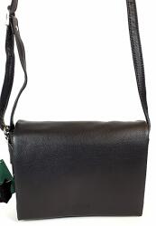 RIALTO fekete, közepes, sok részes fedeles bőrtáska RT212804C-03 - taskaweb