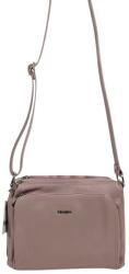 RIALTO púderrózsaszín, két részes, előzsebes divattáska RX355DO-8G - taskaweb