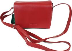 RIALTO piros, , sok részes, kis fedeles bőrtáska RT212802C-05