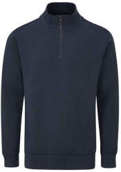 Mantis Unisex felnőtt negyedcipzáras pulóver kék