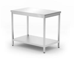HENDI 811511 központi munkaasztal alsó polccal - 1000 × 600 × 850 mm (0811511)
