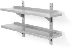 HENDI Állítható fali polc - 2 db - konzollal, HENDI, 1000x300x(H)600mm (0811726)