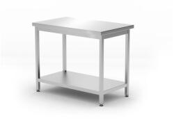 HENDI 817162 központi munkaasztal alsó polccal - 1000 × 600 × 850 mm (0817162)
