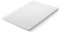 Hendi 0826393 HDPE vágódeszka csúszásgátló lábakkal - 600 × 400 × 20 mm, fehér (0826393)