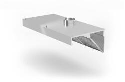 HENDI Falra szerelhető páraelszívó, HENDI, Profi Line, LED-világítással, 1200x700x(H)450mm (0229316)