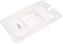 Maxima Gasztronorm fedél 1/6 GN - mélyedéssel - Polikarbonát (09367940)