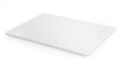 Hendi 0826379 HDPE vágódeszka csúszásgátló lábakkal - 450 × 300 × 20 mm, fehér (0826379)