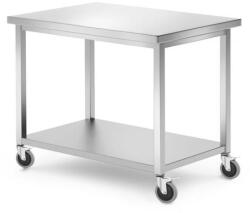 HENDI 815786 gurulós munkaasztal alsó polccal - 1000 × 700 × 850 mm (0815786)