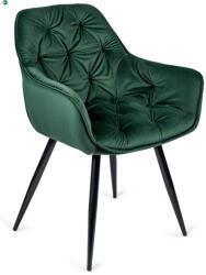 Mebel Elite Zöld Bársony Étkezőszék. POLA