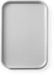 Hendi Polipropilén gyorséttermi tálca GN 1/1, AmerBox, GN 1/1, Világos szürke, 530x325x(H)20mm (0878538)