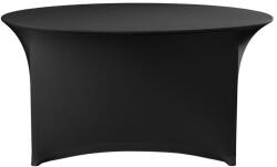 HENDI 814529 rugalmas kerek asztalhuzat - fekete, Ø 1500 × 760 mm (0814529)