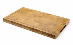 Hendi 0505458 bütüfelületű tölgyfa tálalódeszka - 325 × 265 × 30 mm (0505458)