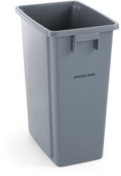 AmerBox Keskeny hulladékgyűjtő tartály, AmerBox, 60L, Világos szürke, 455x315x(H)580mm (0691137)