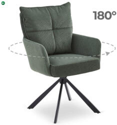 Mebel Elite Forgó Étkező/Tárgyaló Zöld Színben. CITY