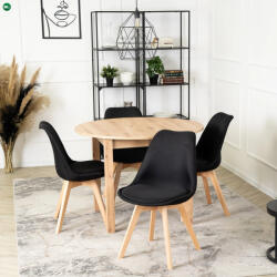 Mebel Elite Fekete Szövet Étkezőszék NEVEL