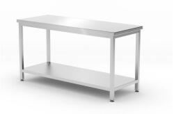 HENDI Munkaasztal alsó polccal - lapraszerelt, HENDI, Profi Line, 1600x600x(H)850mm (0811542)