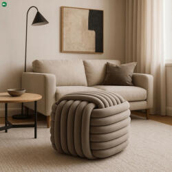  MAGMA bézs fonott puff