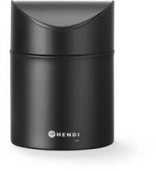 HENDI Asztali szemetes lengőfedéllel, HENDI, 1, 2L, Fekete, ⌀120x(H)165mm (0440773)
