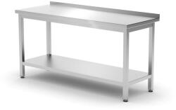 HENDI Munkaasztal alsó polccal - lapraszerelt, HENDI, Profi Line, 1600x600x(H)850mm (0811498)