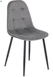 Mebel Elite Szürke Bársony Étkezőszék ARIS