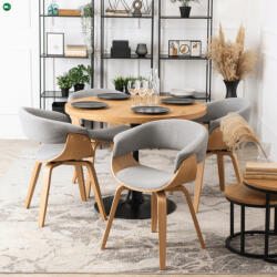 Mebel Elite Elegáns Étkezőszék Szürke/Aranytölgy Színben. GARY 2