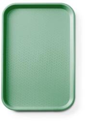 Hendi Polipropilén gyorséttermi tálca GN 1/1, AmerBox, GN 1/1, Zöld, 530x325x(H)20mm (0878576)