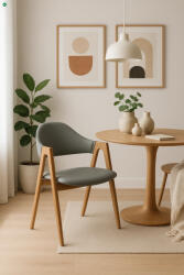 Mebel Elite Szürke Eco-bőr Étkezőszék WILLY