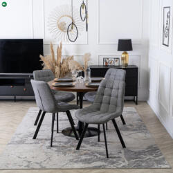 Mebel Elite Szürke Szövet Étkezőszék RICK 2