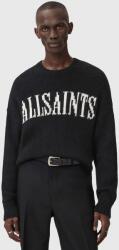 AllSaints pulóver alpaka gyapjú keverékből fekete, M044KD - fekete M
