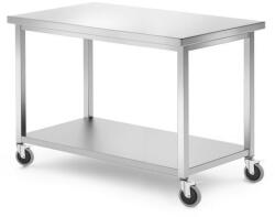 HENDI 815793 gurulós munkaasztal alsó polccal - 1200 × 600 × 850 mm (0815793)