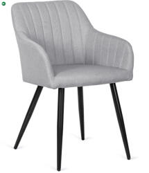 Mebel Elite Szürke Szövet Karosszék ALEXI