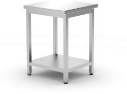HENDI 817094 központi munkaasztal alsó polccal - 600 × 600 × 850 mm (0817094)