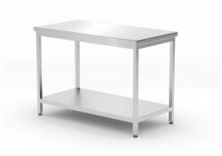 HENDI Munkaasztal alsó polccal - lapraszerelt, HENDI, Profi Line, 1200x600x(H)850mm (0811528)