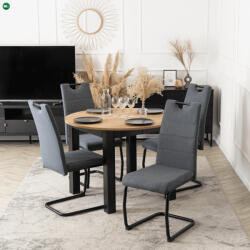 Mebel Elite Szánkótalpal Étkezőszék Szürke Színben. LOPEZ - fenyobutor24 - 23 976 Ft